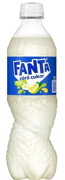 Fanta zéró cukor citrom- és bodzaízű energiamentes szénsavas üdítőital édesítőszerekkel