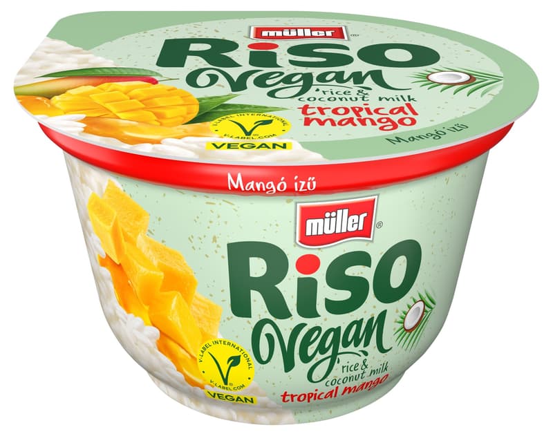 Müller Riso Vegán, többféle ízben