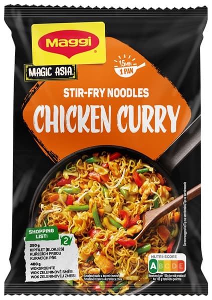 Maggi Currys csirke ízű pirított tészta