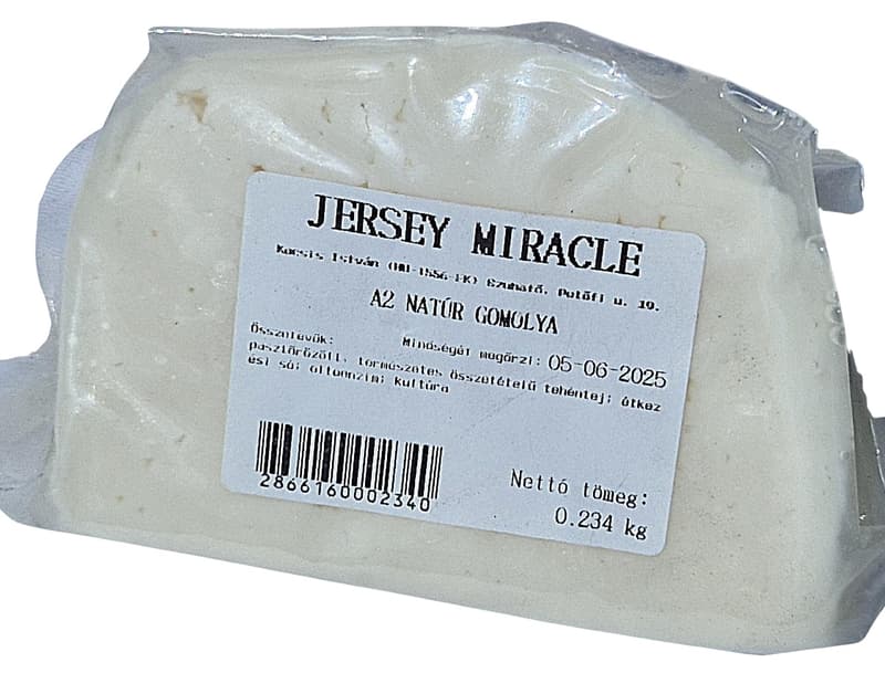 Jersey Miracle A2 Gomolya sajt natúr