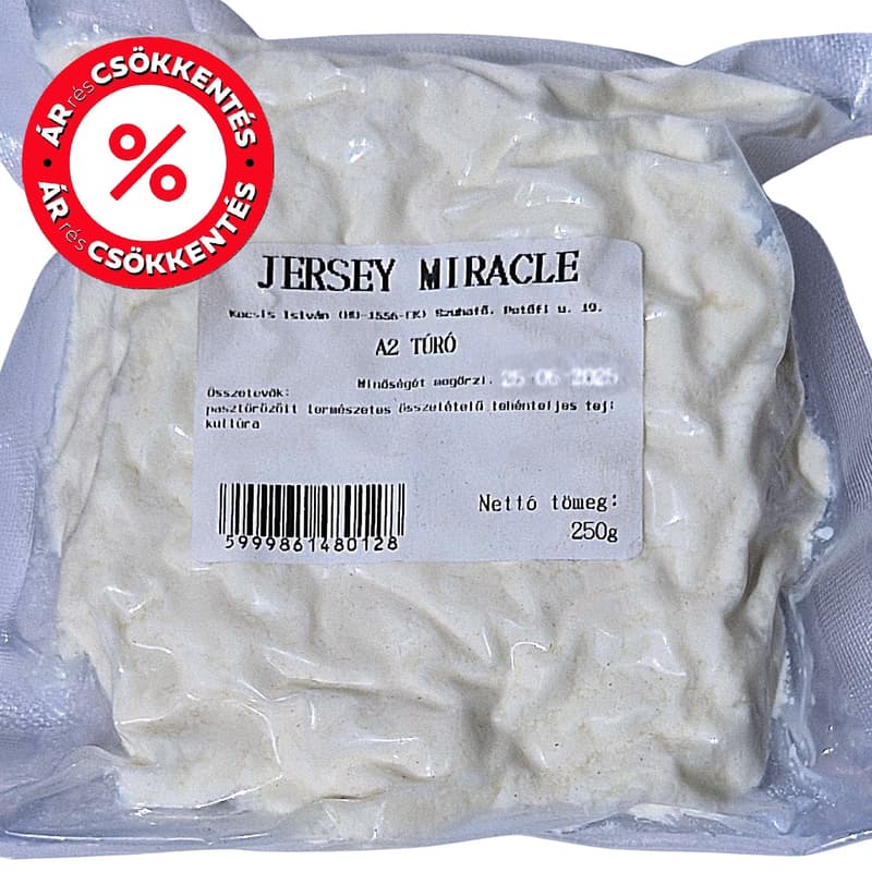 Jersey Miracle A2 tehéntúró