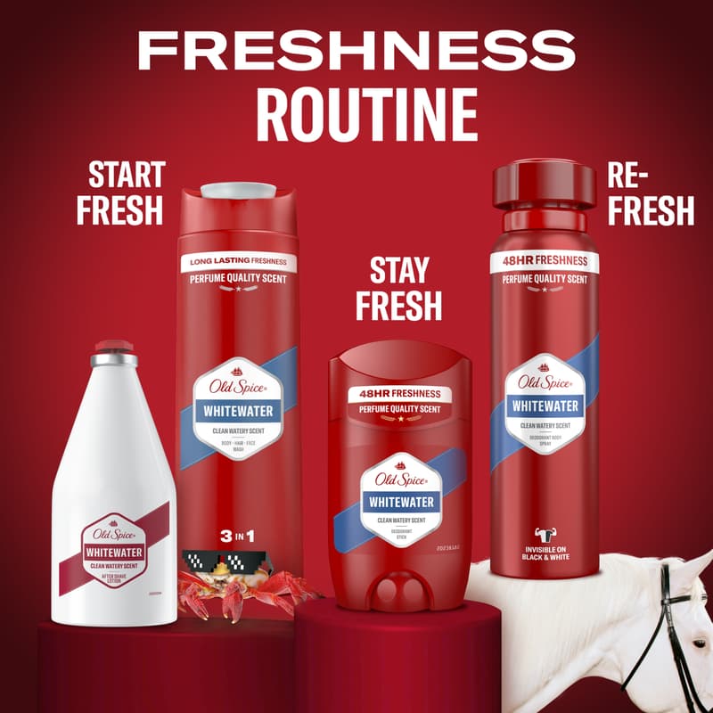 Old Spice Whitewater Borotválkozás Utáni Arcszesz, 100 ml