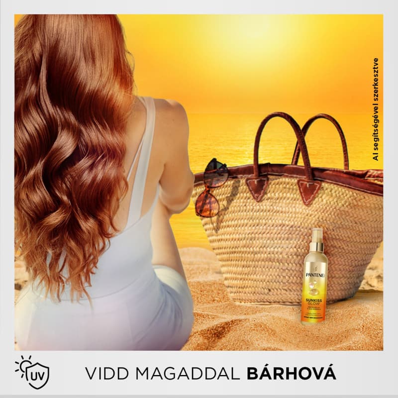 Pantene Sunkiss Glow Hajon Hagyható Hajpermet, Só-, Klór és UV Védelemmel, 200 ml