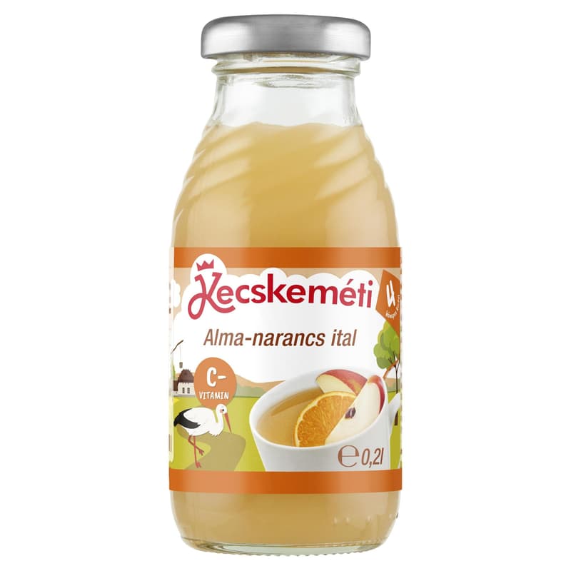 Kecskeméti Alma-narancs ital, 4 hónapos kortól