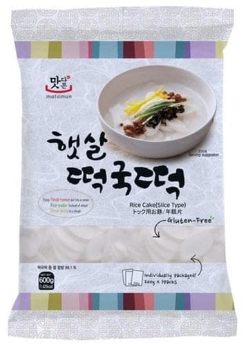 Rice cake slices