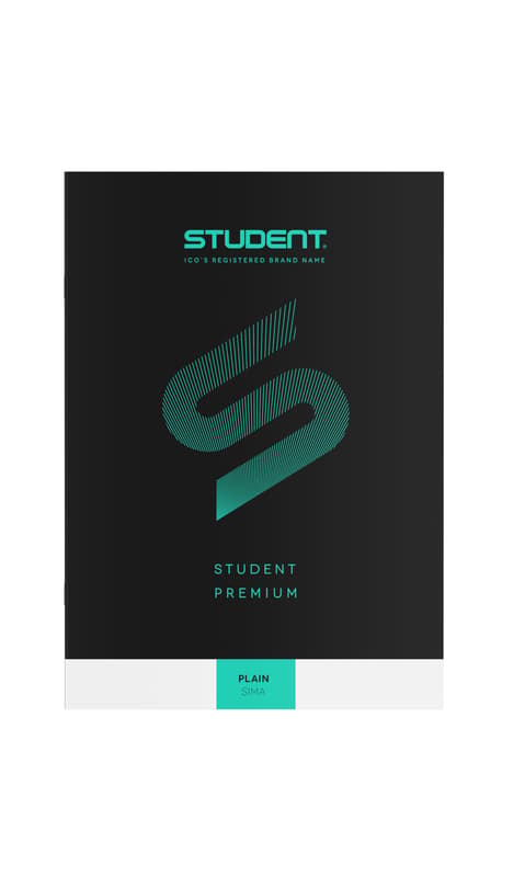 Ico Student Prémium (Fekete) Füzet Sima 32 Lap A/4