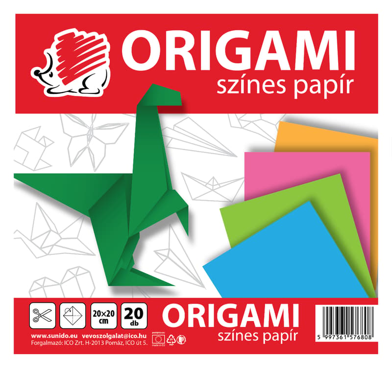 Süni Origami Lapok 20X20 20Lap