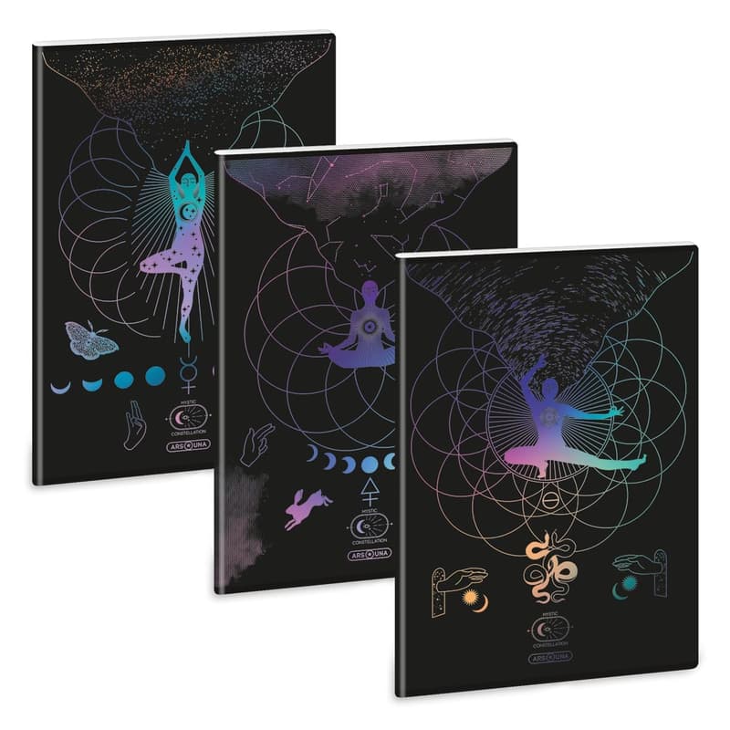 A/4 Extra Kapcsos Füzet-Sima Mystic Constellation (5491) 25