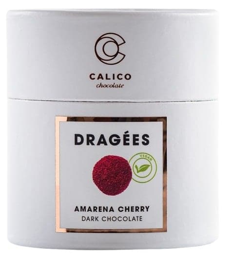 CALICO Dragées Amarena meggy étcsokoládéval bevonva