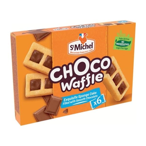St Michel choco Waffel - Csokoládékrémes Gofri
