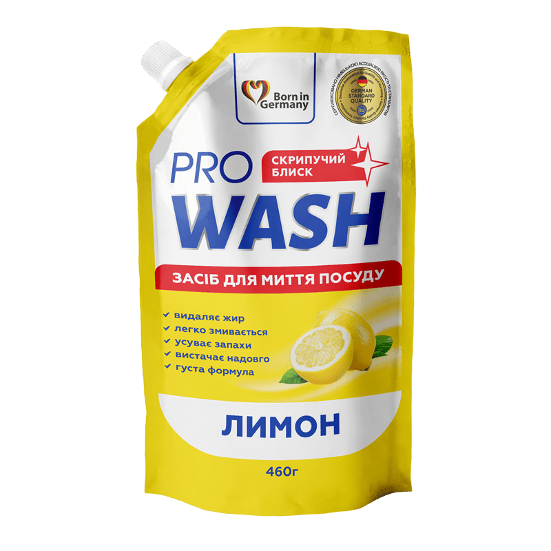PRO WASH mosogatószer Citrom (utántöltő) 460 ml