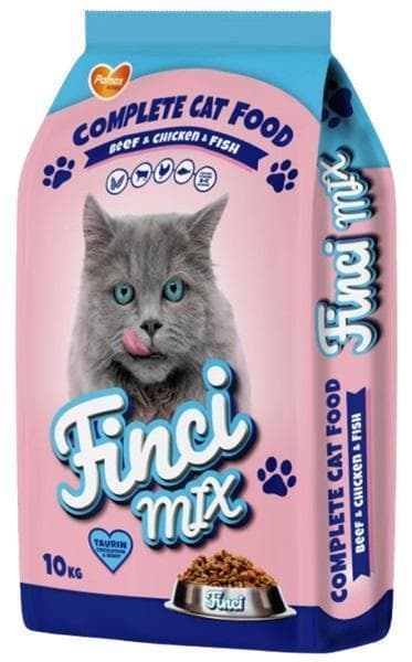 Finci-Mix Adult (baromfi,hal,marha) száraztáp felnőtt macskák részére