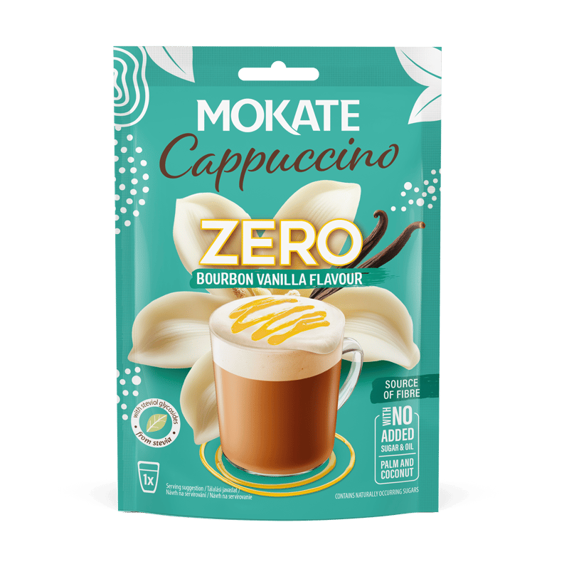Mokate ZERO Cappucino BOURBON VANÍLIA