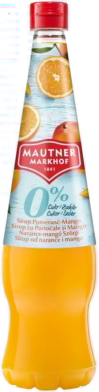 Mautner Markhof Narancsos Mangós szörp 0% hozzáadott cukorral