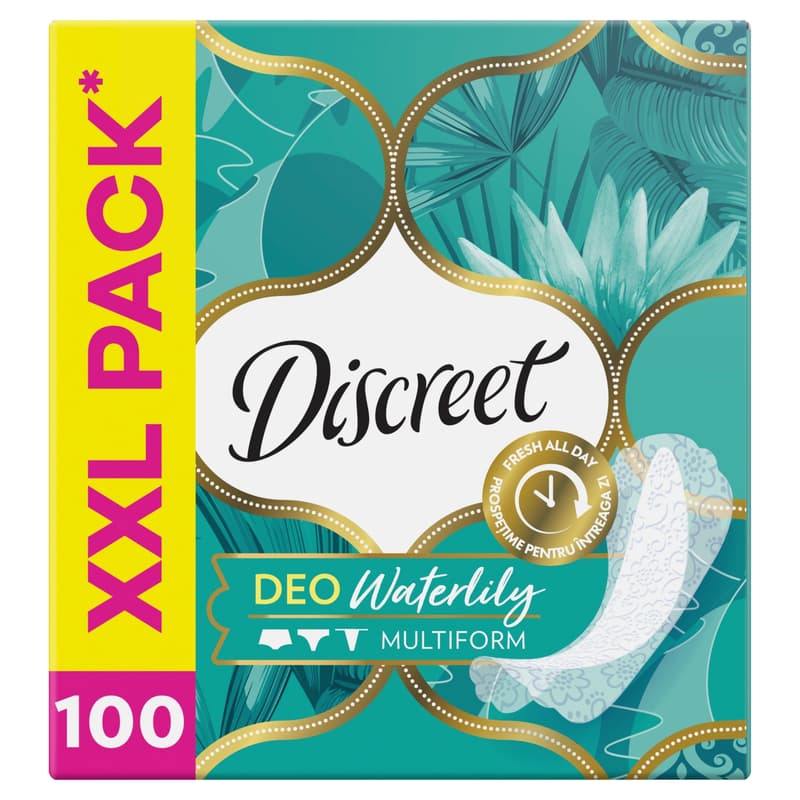 Discreet Liners Normal Water Lily 100CT