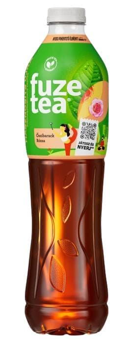 Fuze Tea szénsavmentes őszibarack- és rózsaízű üdítőital fekete tea kivonattal