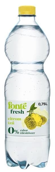 Fonte Fresh lemon-lime flavored natural mineral water-based drink slightly enriched with carbon dioxide