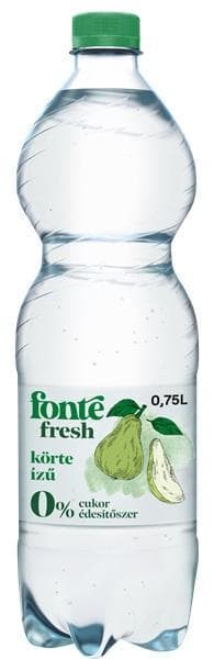 Fonte Fresh pear-flavored natural mineral water-based drink slightly enriched with carbon dioxide