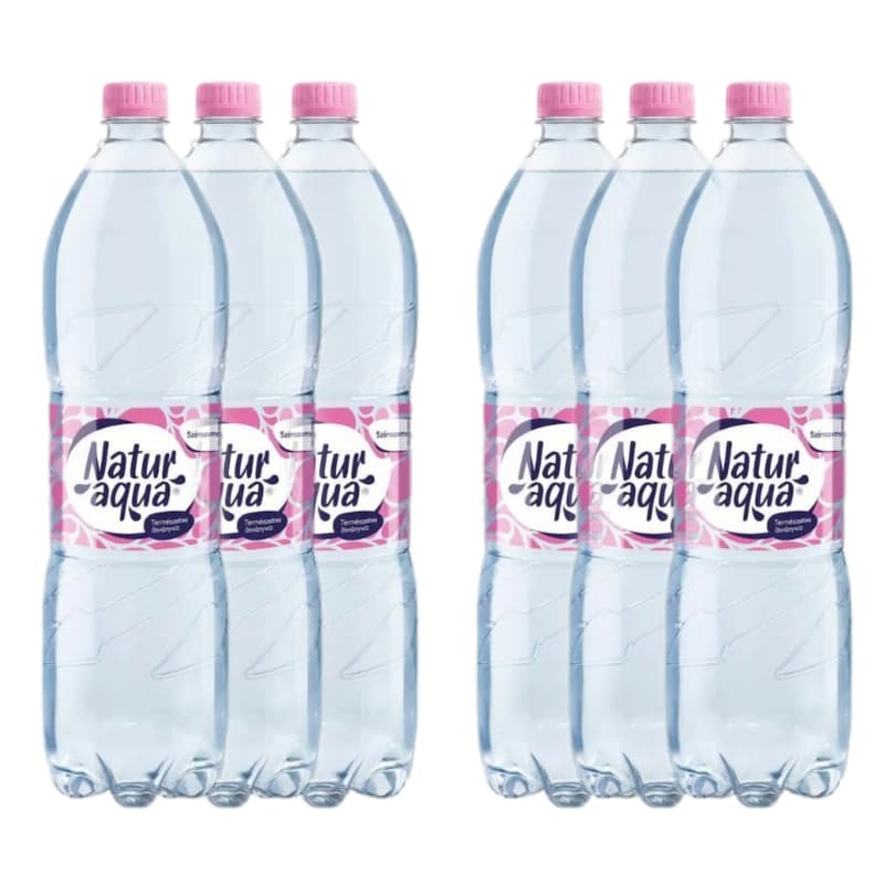 NaturAqua szénsavmentes természetes ásványvíz multipack (6x1,5l)