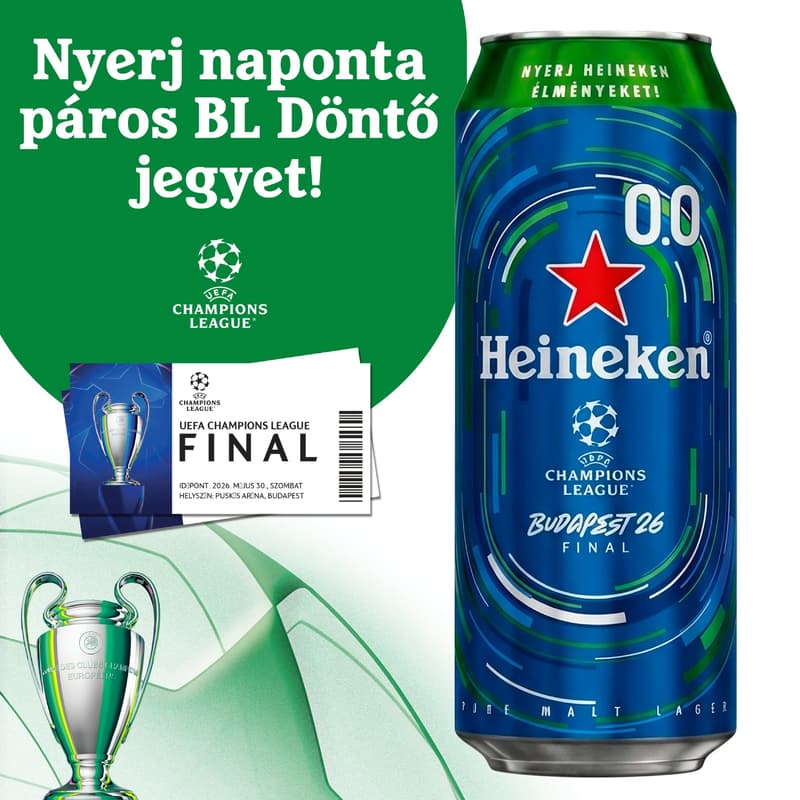 Heineken alkoholmentes világos sör