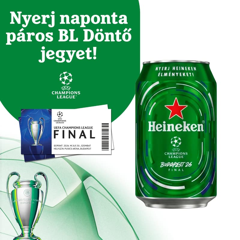 Heineken világos sör 5%