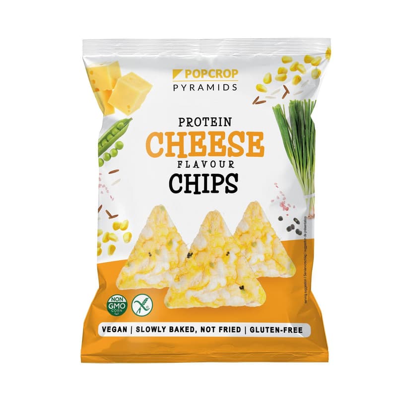 Popcrop Protein Cheese flavour chips