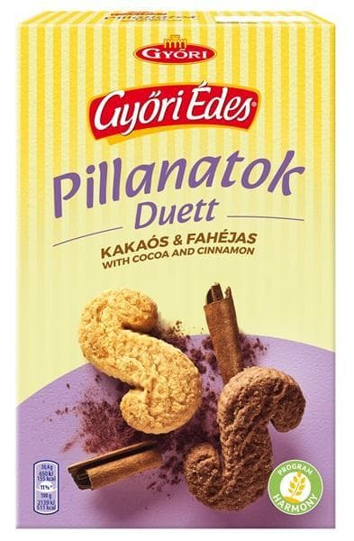 Győri Édes Pillanatok Duett kakaós-fahéjas