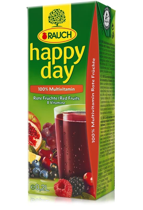 Rauch Happy Day Piros Multivitamin 100%