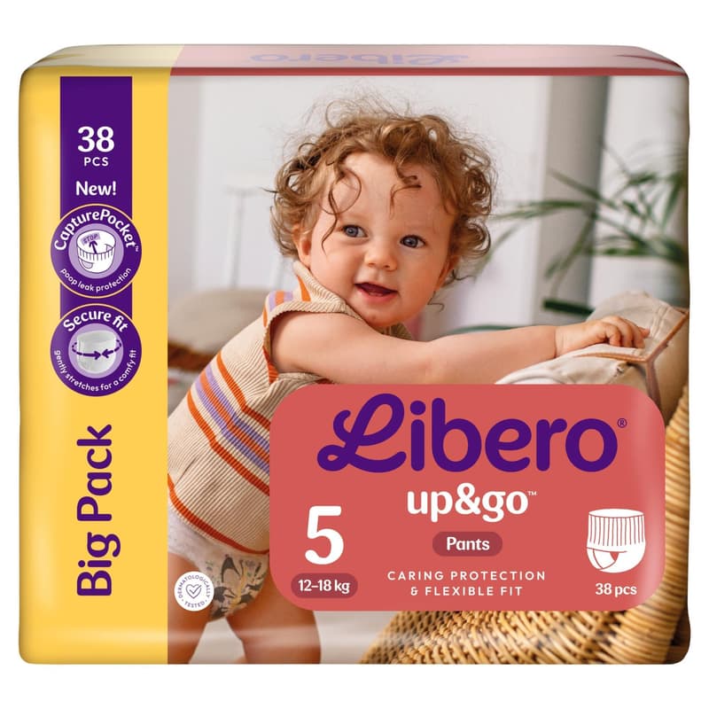 Libero Up&Go 5 BIG PACK pant diaper 12-18 kg (size 5)