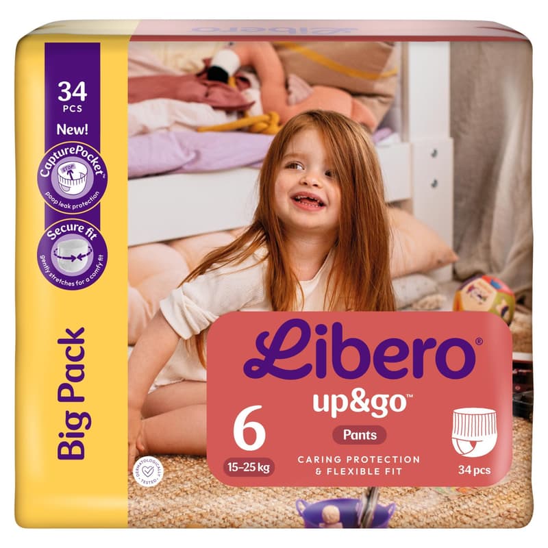 Libero Up&Go 6 BIG PACK bugyipelenka 15-25 kg (6-os méret)