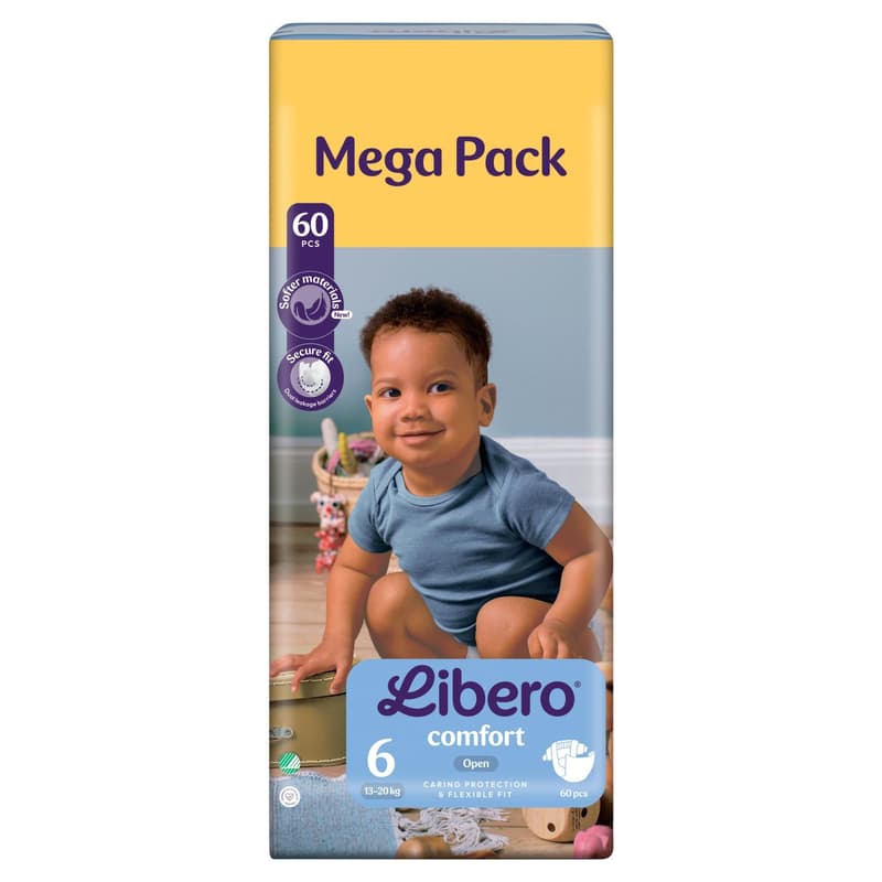 Libero Comfort 6 MEGA PACK nadrágpelenka 13-20 kg (6-os méret)
