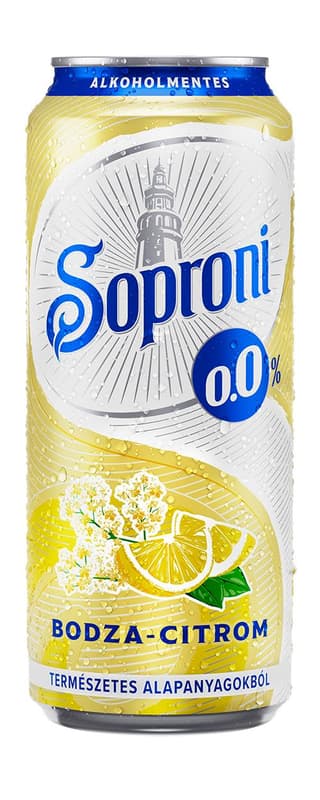 Soproni Radler bodza-citromos alkoholmentes sörital 0,5 l