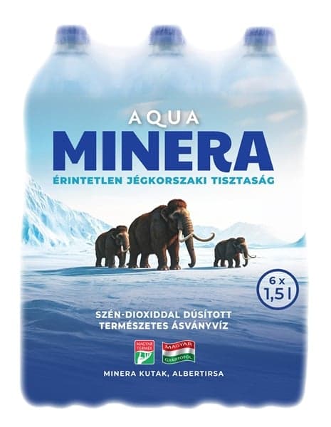 Aqua Minera carbonated mineral water multipack 6 x 1.5l