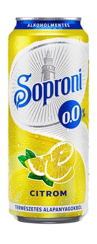 Soproni Radler citromos alkoholmentes sörital