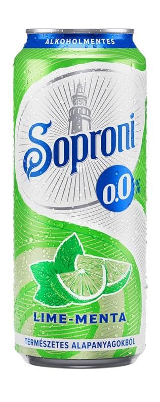 Sopron Radler lime-mint non-alcoholic beer bar
