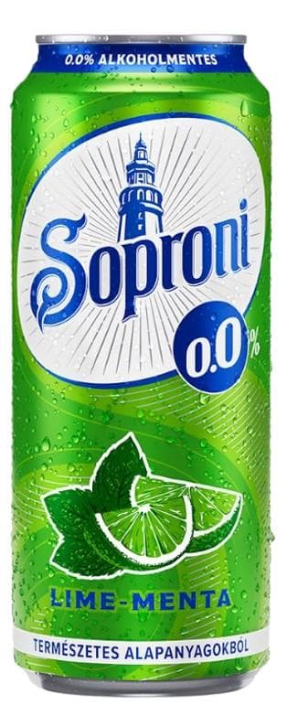 Sopron Radler lime-mint non-alcoholic beer bar