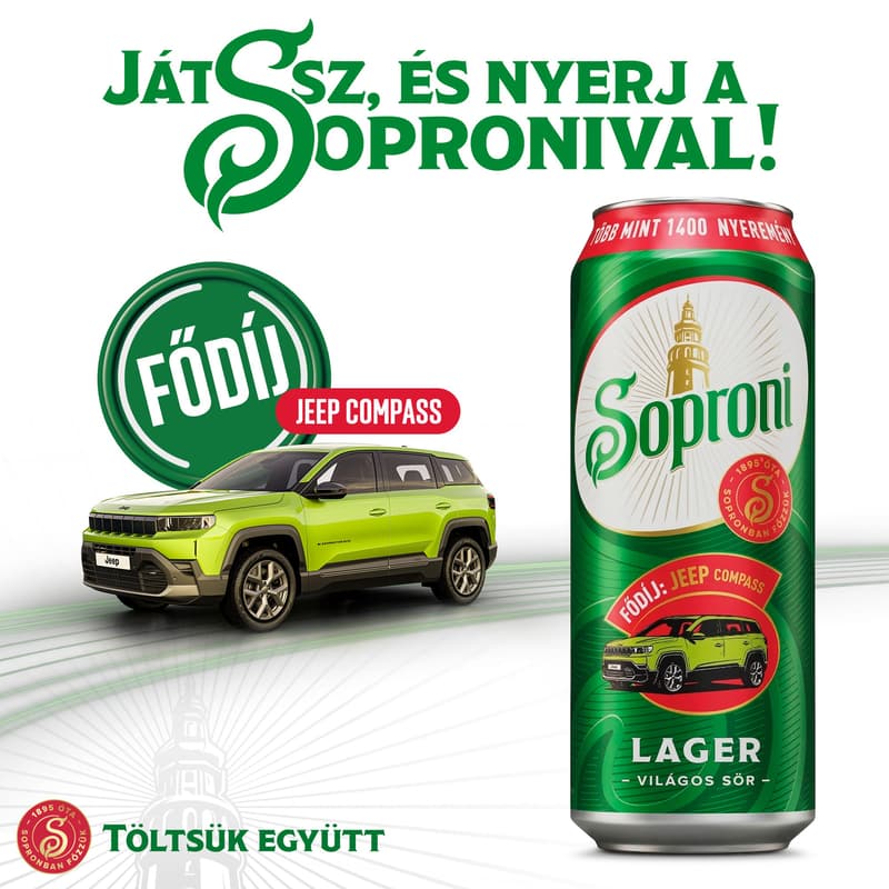Sopron Classic light beer 4.5%
