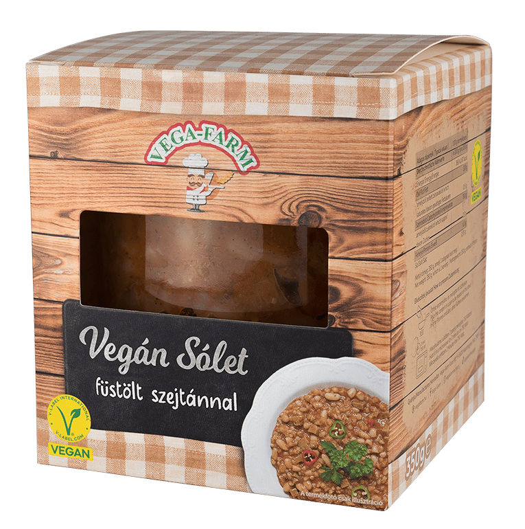 Vega-Farm Vegán sólet füstölt szejtánnal