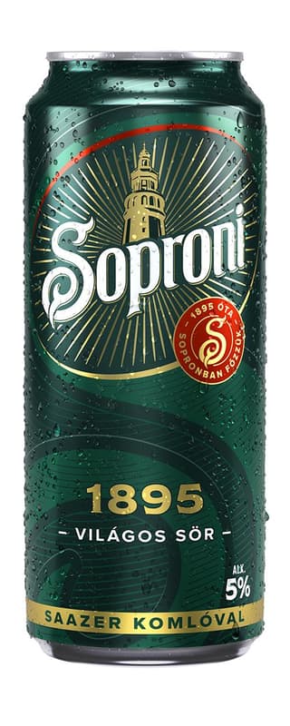 Sopron 1895 light beer 5.3%