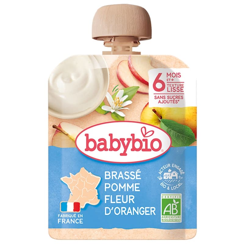 BabyBio Alma narancsvirág tejes krémdesszert 6 hónapos kortól