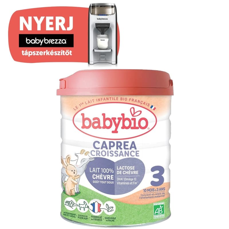 BabyBio Caprea 3 Goat Follow-on milk formula 10-36m 800g