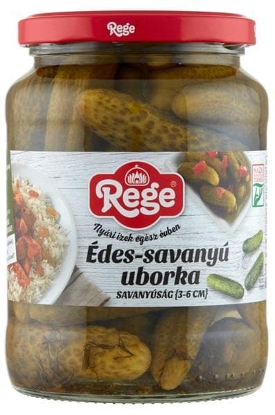 Gherkins sweet-sour 3-6 cm