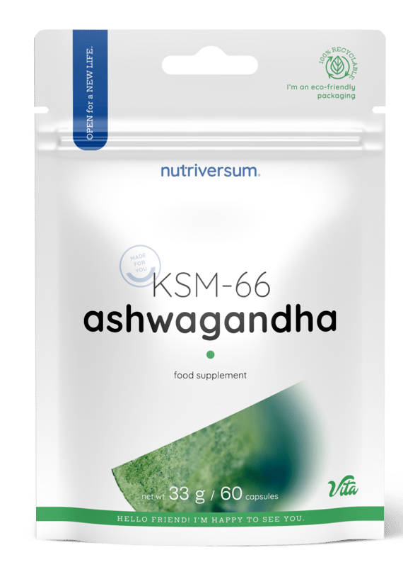Nutriversum Ashwagandha KSM-66 kapszula