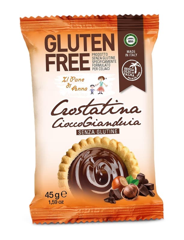 Il Pane Gluténmentes csokoládéval töltött linzer