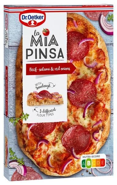 Dr. Oetker la Mia Pinsa Beef-salami & red onions 305g