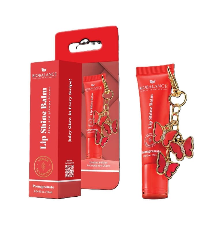 Biobalance Pomegranate 3in1 ajakbalzsam kulcstartóval