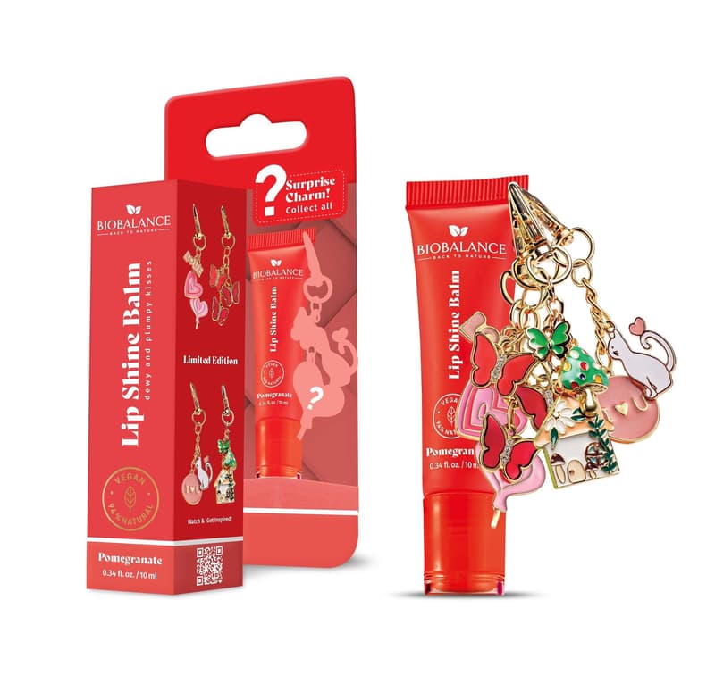 Biobalance Pomegranate 3in1 ajakbalzsam kulcstartóval