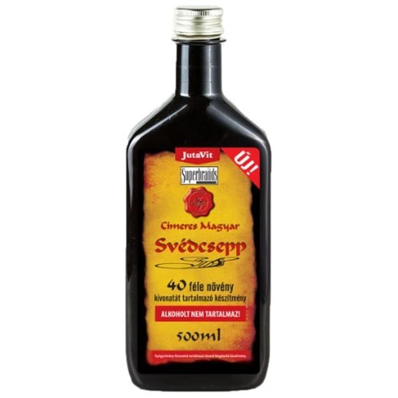 JutaVit Svédcsepp 40 növény alkoholmentes 500ml