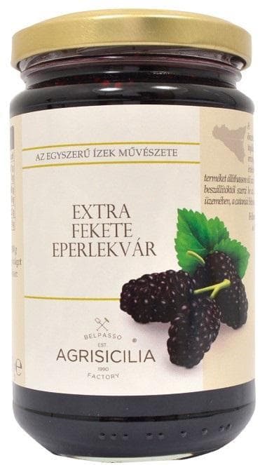 Agrisicilia Extra fekete eper lekvár