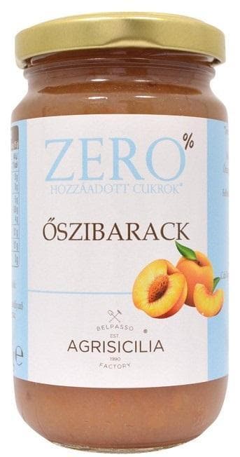 Agrisicilia Őszibarack lekvár hozzáadott cukor nélkül